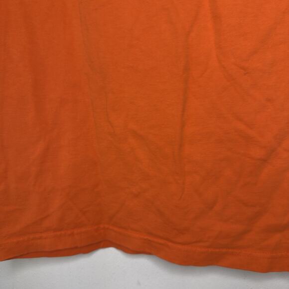 Carhartt Shirt Mens Medium Orange Graphic Spell Out Logo Workwear Utility - Picture 6 of 7